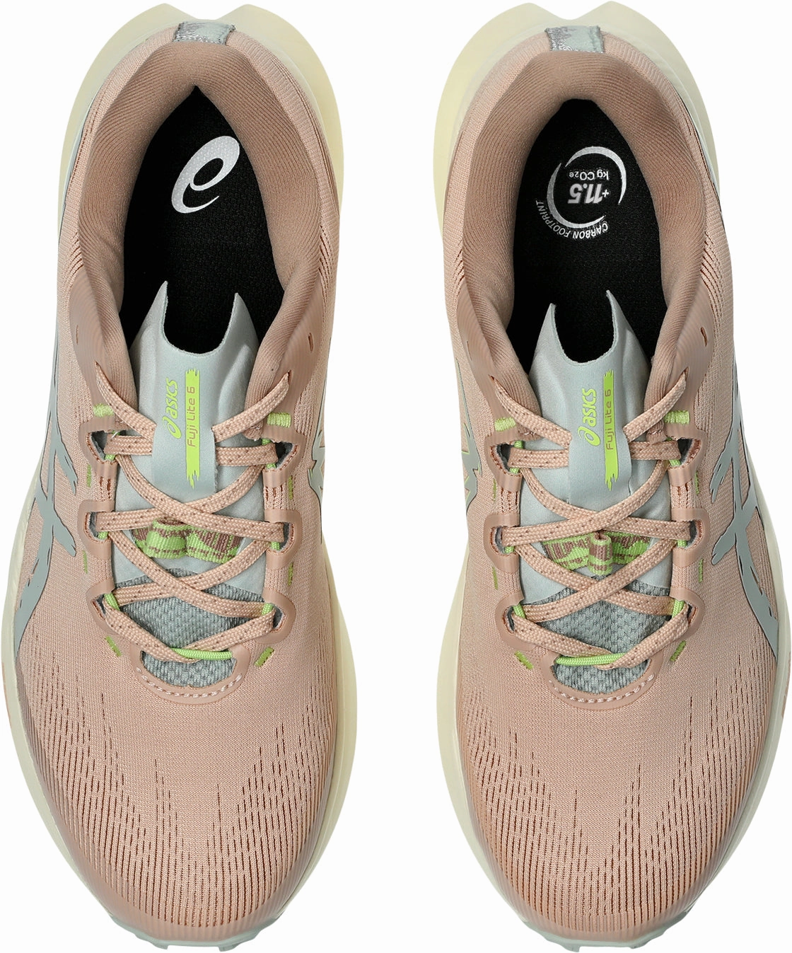 Asics Fuji Lite 6 Womens Trail Running Shoes - Pink running with music shoes