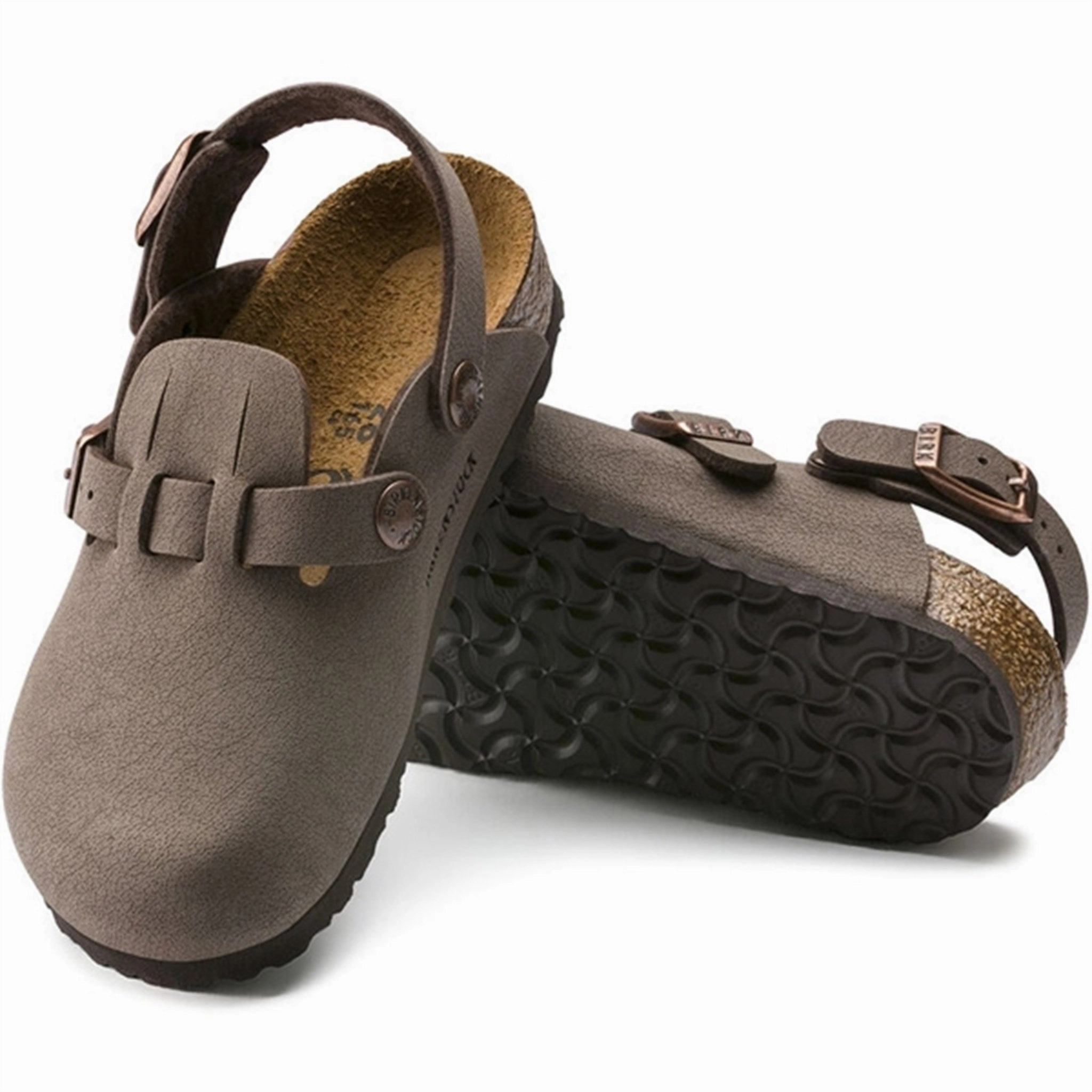 Birkenstock Kay Kids BFBC Mocca Sandals Hydrolysis Resistant Components Spring Shine
