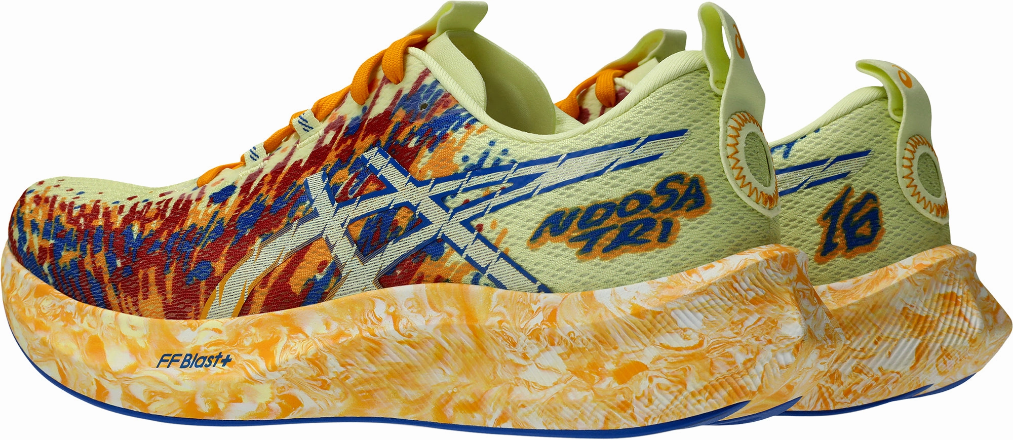 Asics Noosa Tri 16 Mens Running Shoes - Yellow outstanding - running carbon fiber plate shoe detail