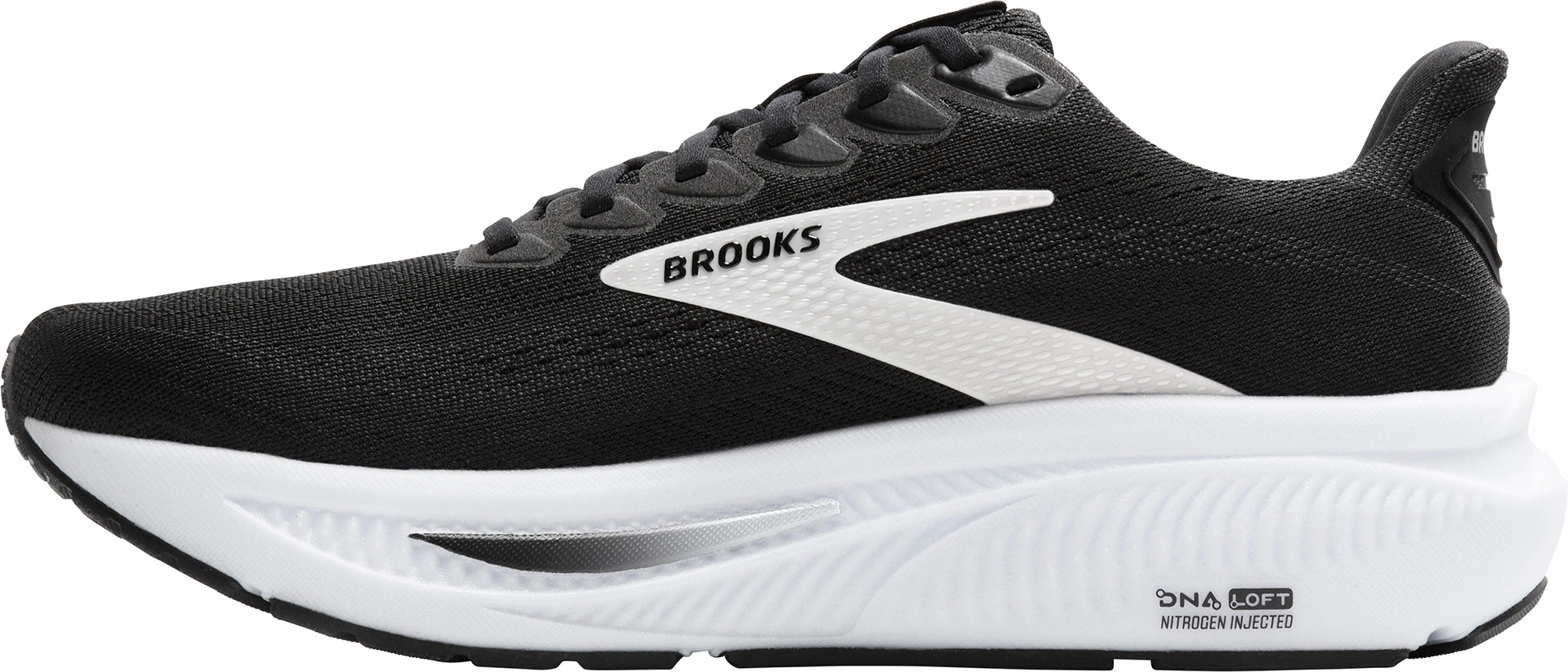 Brooks Ghost 17 Womens Running Shoes - Black Sock Like Collar Lightweight packaging