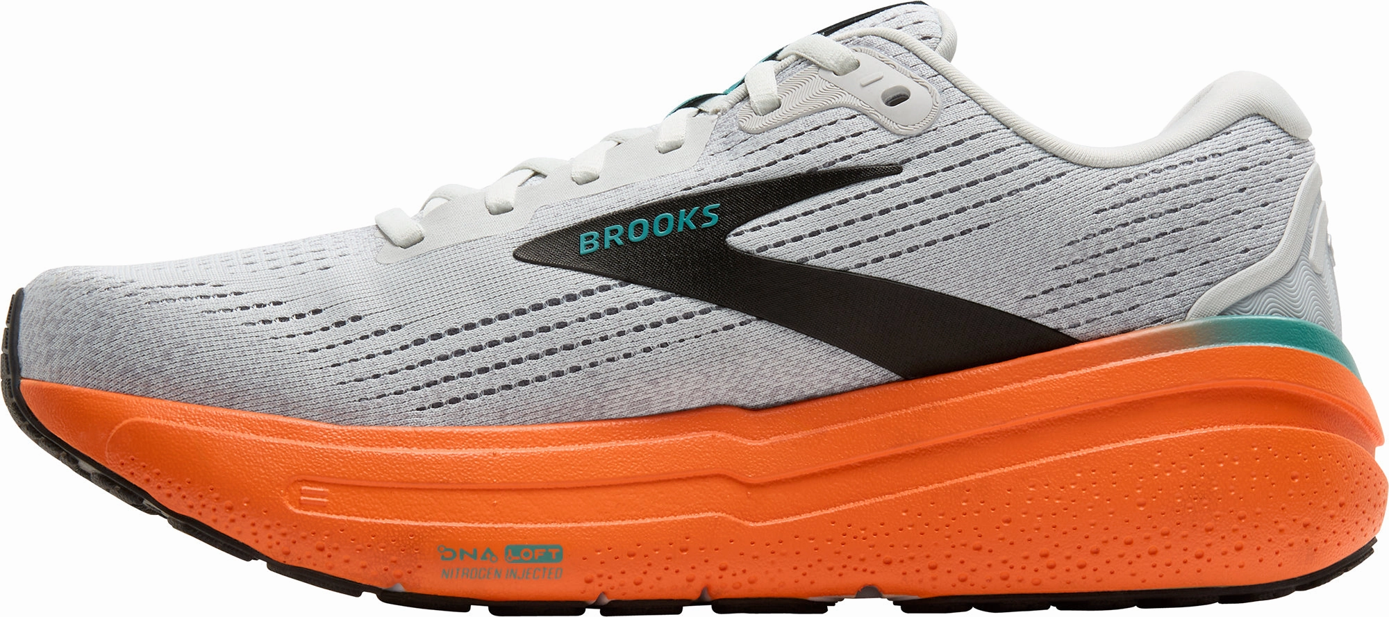 Bounce Back Midsole Foam Brooks Ghost Max 2 Mens Running Shoes - Grey