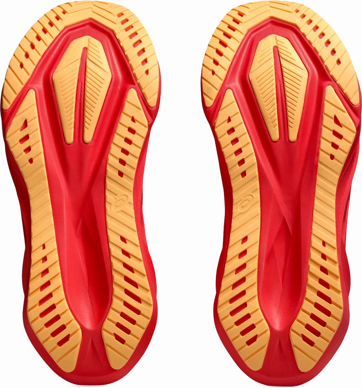 gravel biking shoes breathable membrane shoes Asics NovaBlast 5 Mens Running Shoes - Red