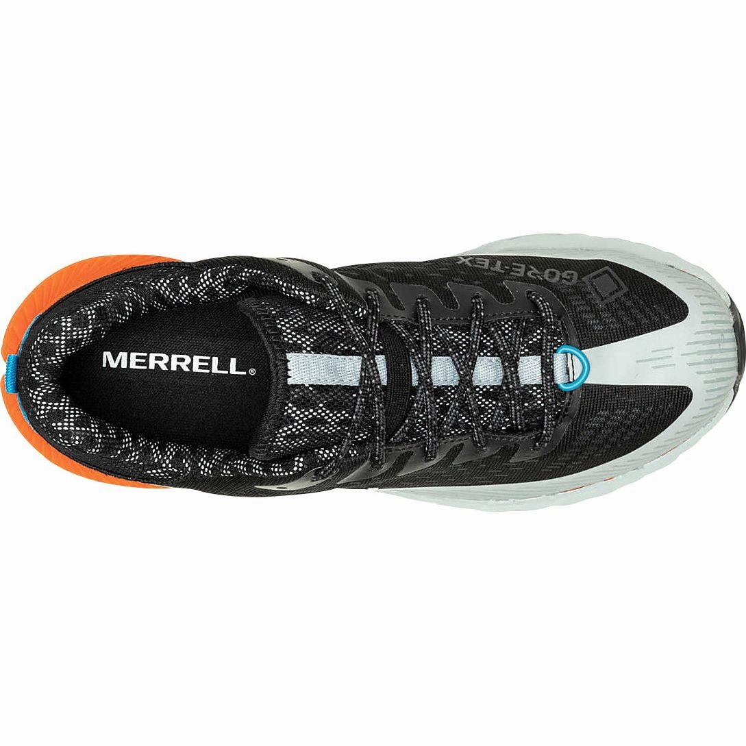 loops Merrell Agility Peak 5 GORE-TEX Womens Trail Running Shoes - Black