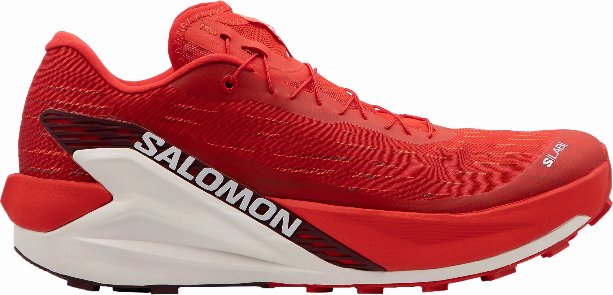 Salomon S/Lab Pulsar 4 Mens Trail Running Shoes - Red Kinetic - powered low - impact