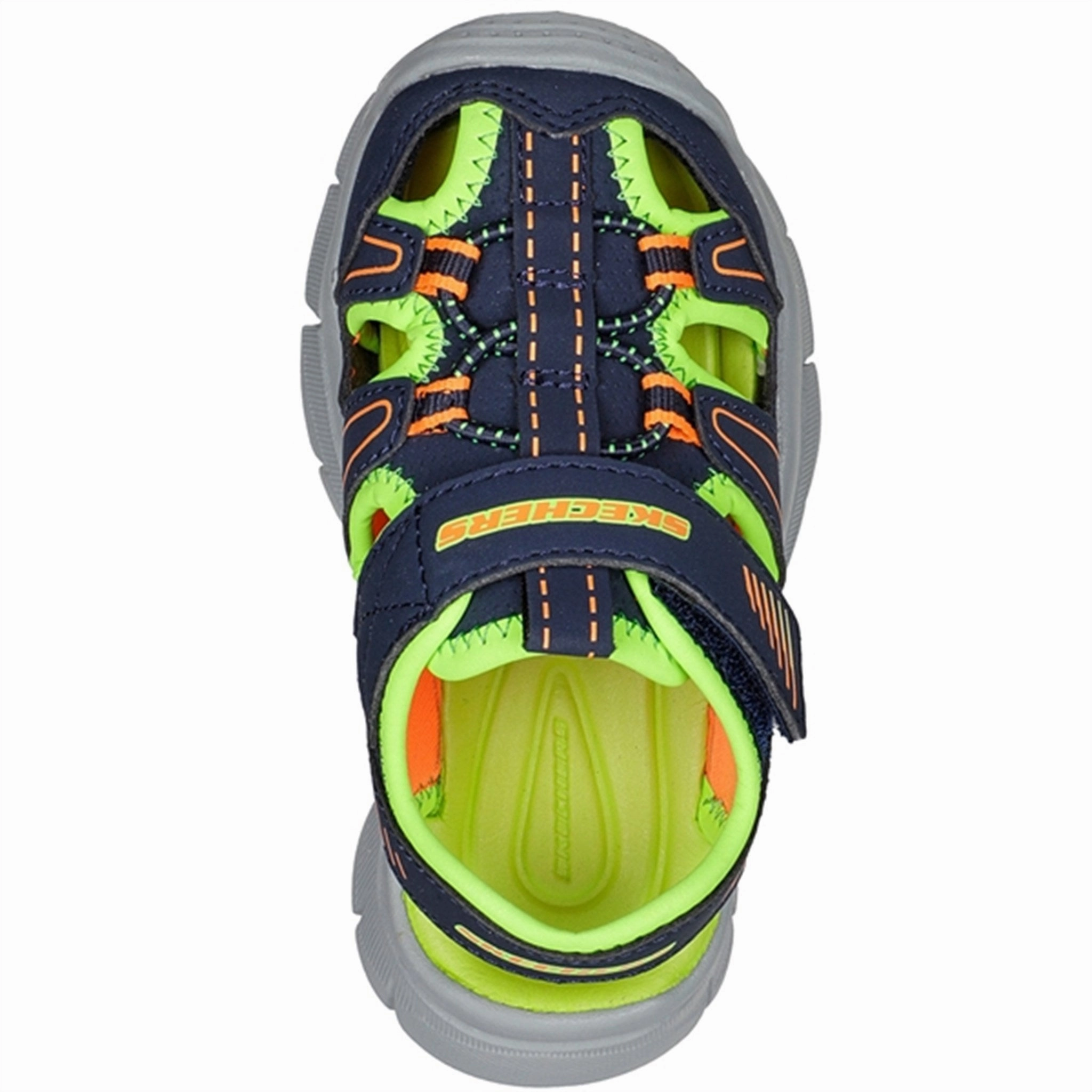 Sporty Flip-flops Skechers Relix Lightweight River Sandal Navy Lime