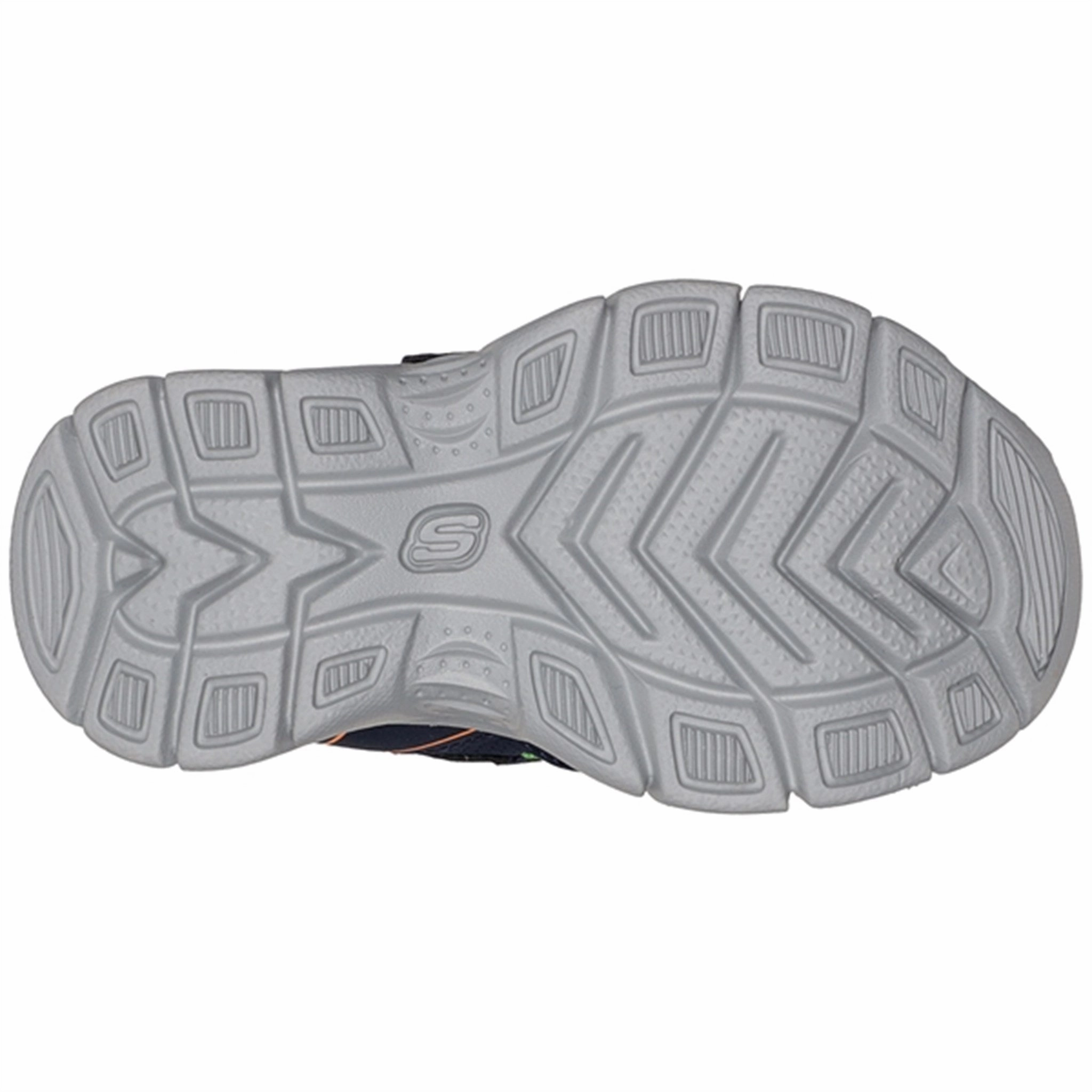 Skechers Relix Lightweight River Sandal Navy Lime Vacation Mode Block Heel