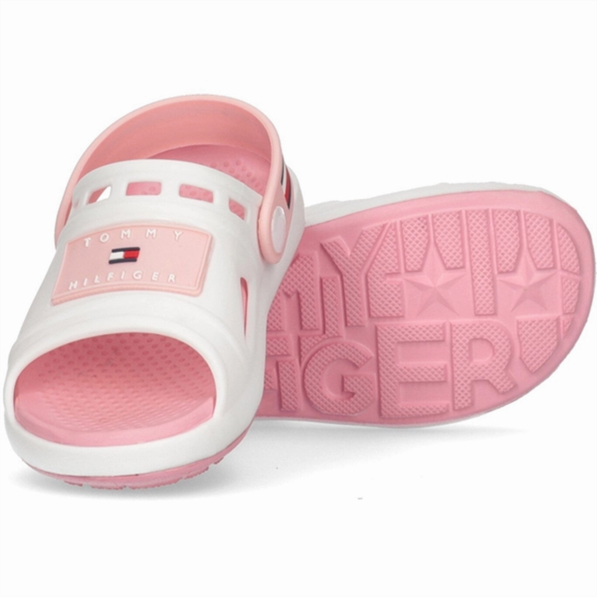 Sun Ready Day Glam Tommy Hilfiger Comfy Sandal White/Pink