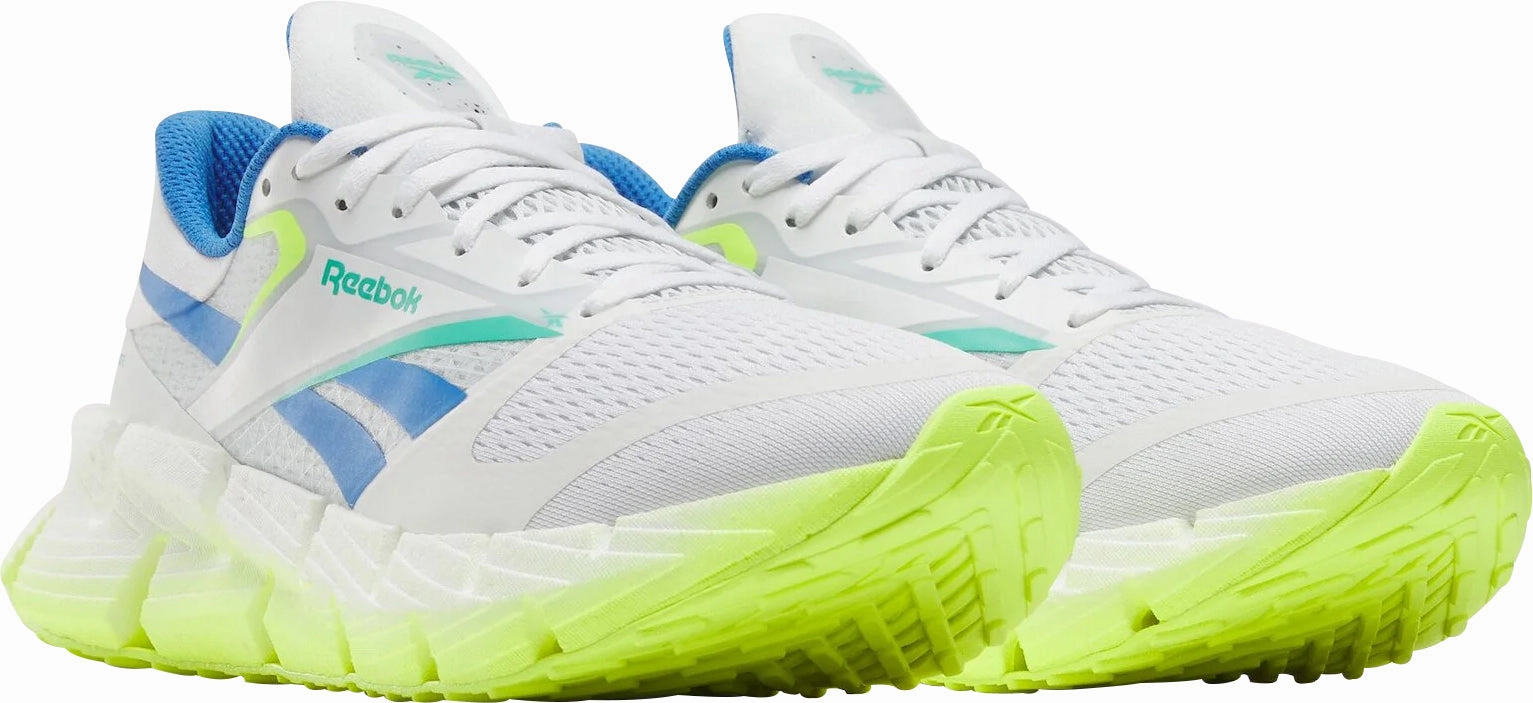 Reebok FloatZig 1 Mens Running Shoes - White gravel - path running shoes