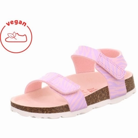 Quick Slip Sandals Superfit Fussbettpantoffel Sandals Pink/Lila