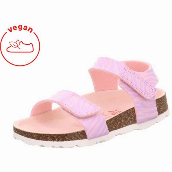 Superfit Fussbettpantoffel Sandals Pink/Lila Travel Style Light sandals