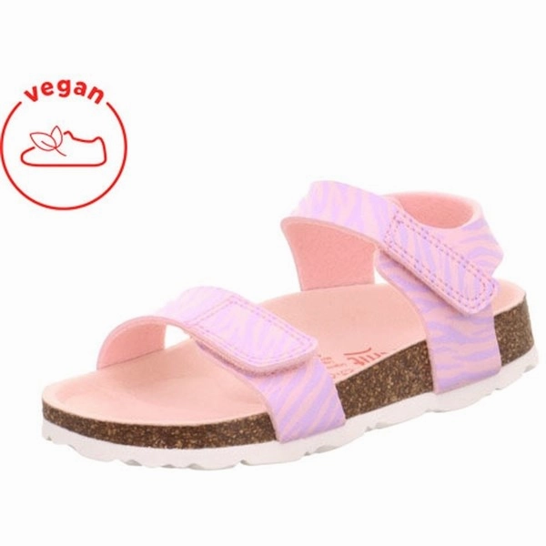 Quick Slip Sandals Superfit Fussbettpantoffel Sandals Pink/Lila