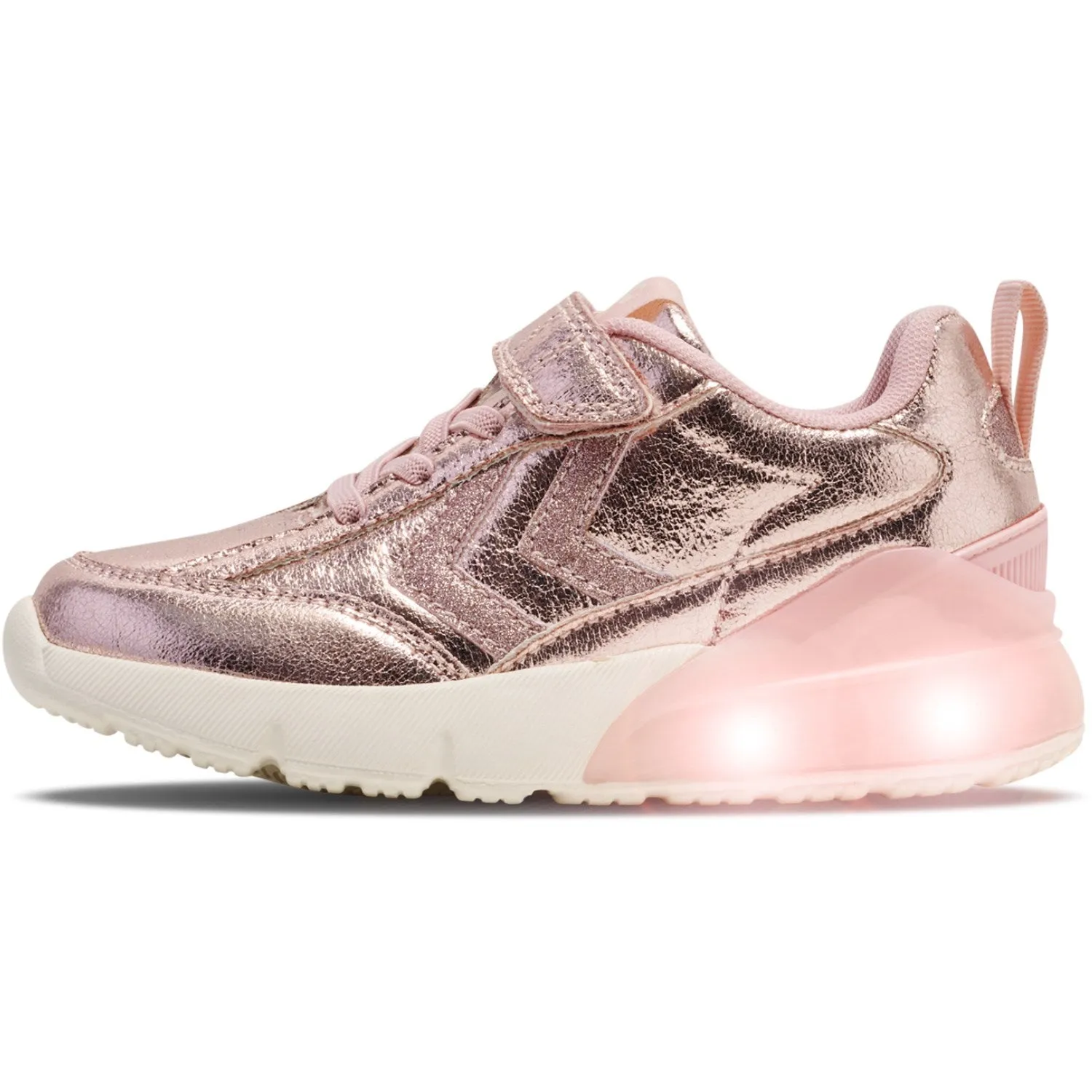 Vented Air Channels Multi Layer Midsole Hummel Pink Daylight Glitter Jr Sneakers