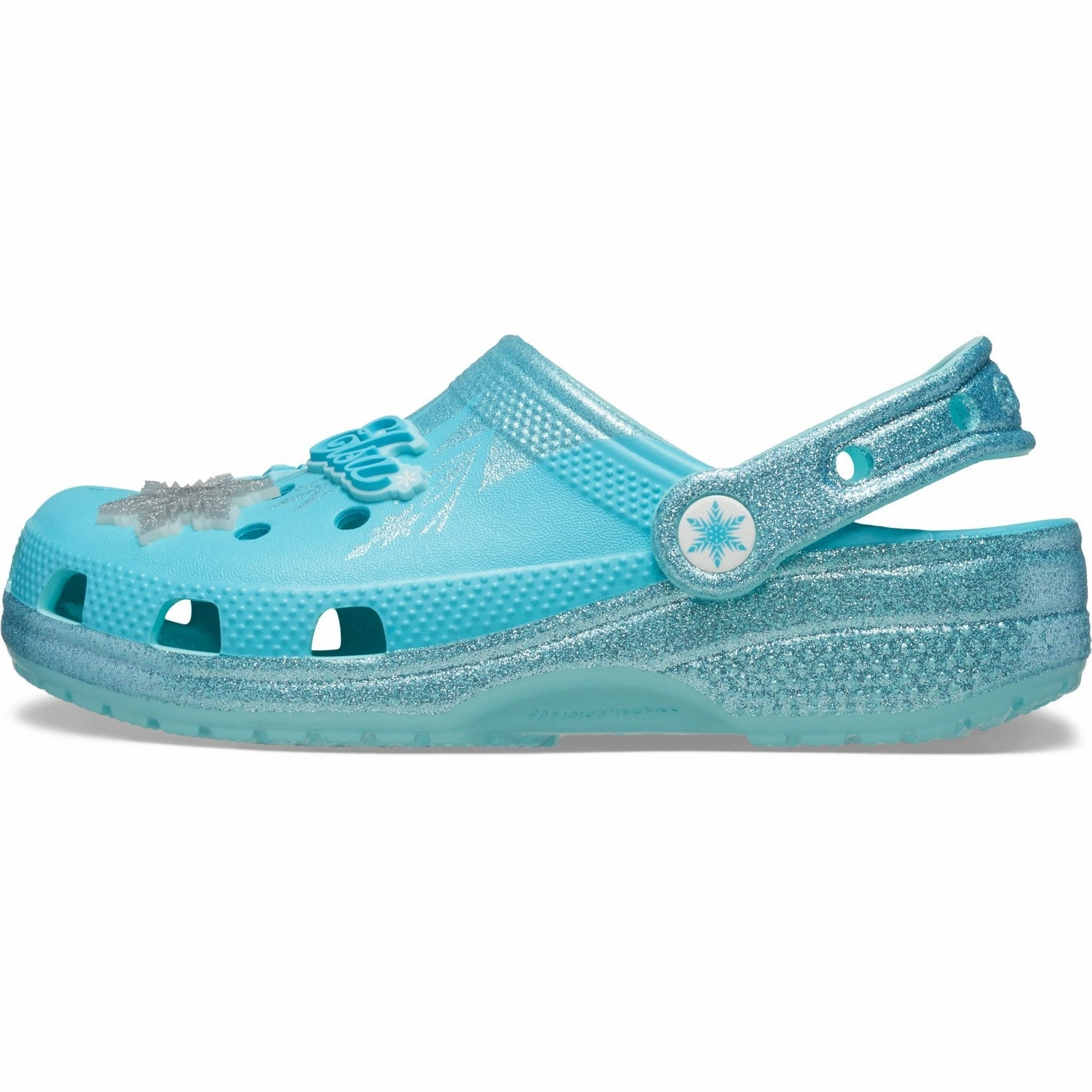 Crocs Multi Frozen Elsa Classic Clog Torsional Stability Fashion Travel Shoes