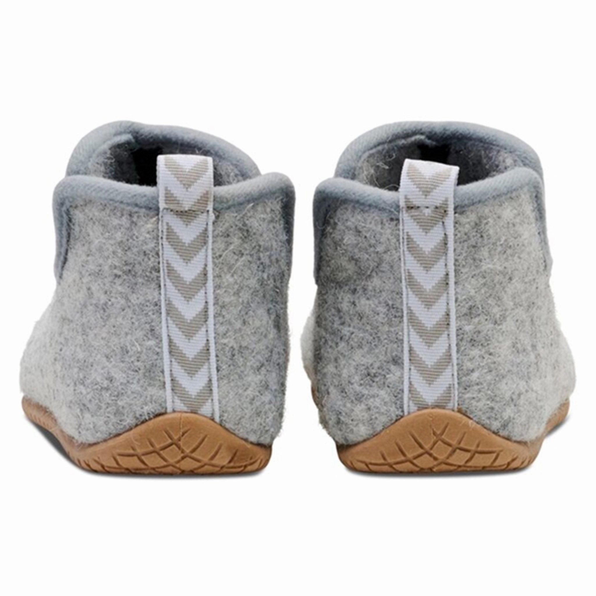 Hummel Uld Zap Slipper Grey Handmade