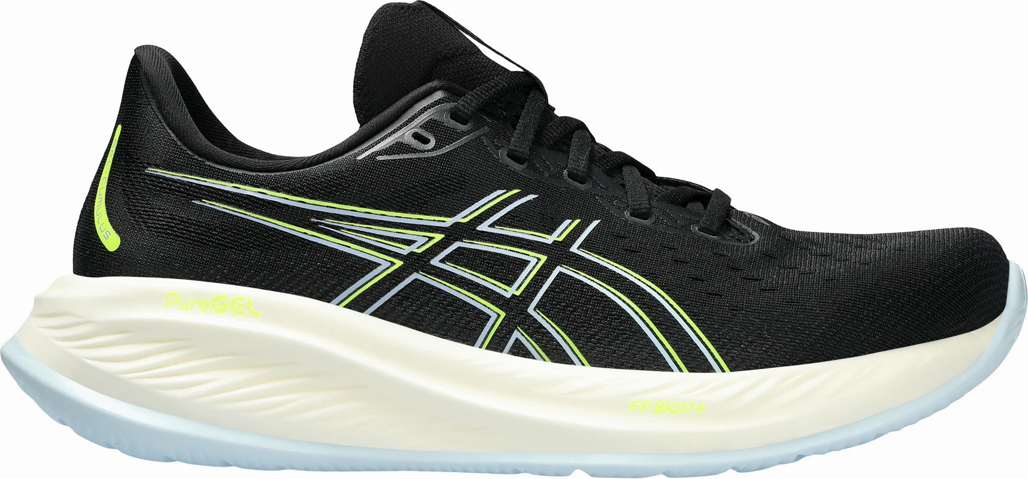 Asics Cumulus 26 Mens Running Shoes - Black running in a martial arts studio shoes