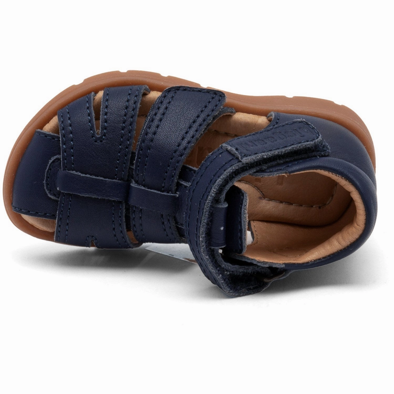 Natural foot movement Fashion Travel Shoes Bisgaard Navy Frans Sandal