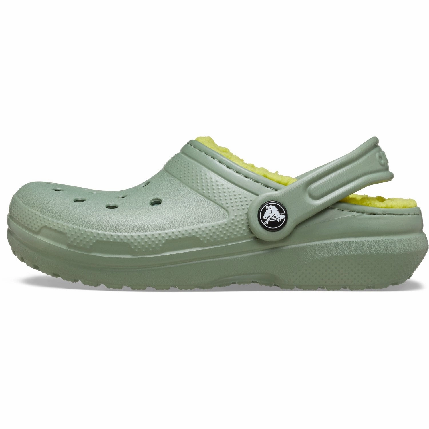 Chic Motion No Buckle Crocs Moss Classic Lined Clog