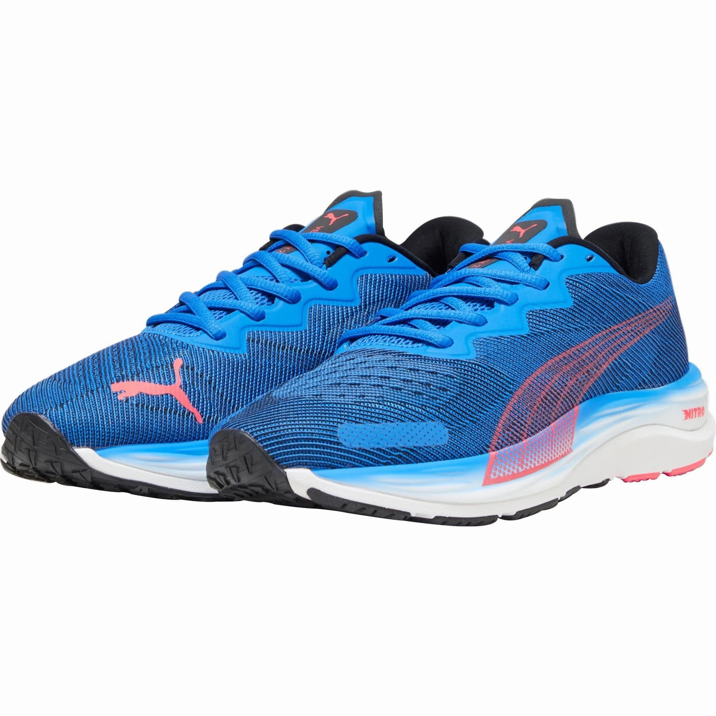 Puma Velocity Nitro 2 Mens Running Shoes - Blue running in a trail race shoes