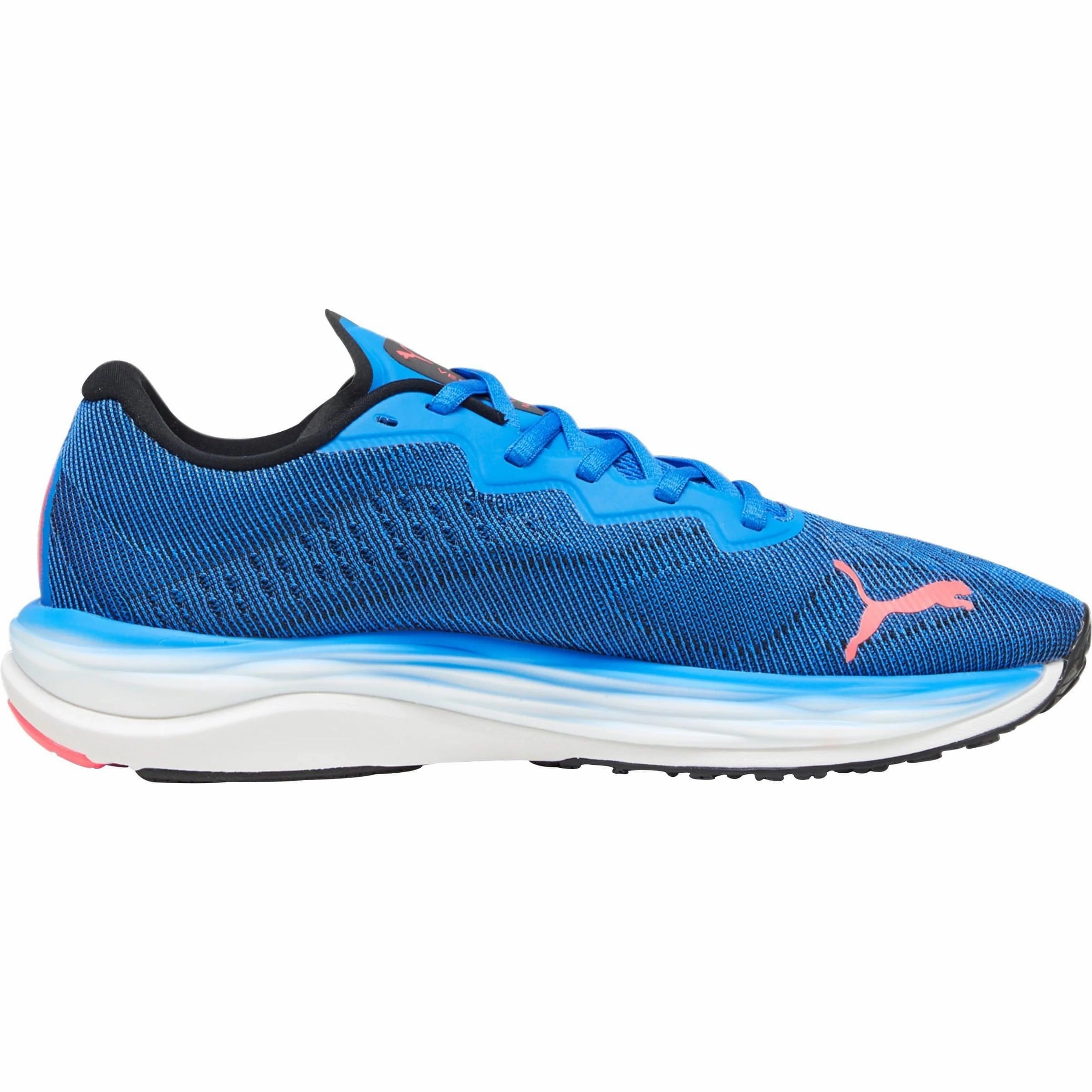 High Abrasion Guardrails Good Arch Support Puma Velocity Nitro 2 Mens Running Shoes - Blue