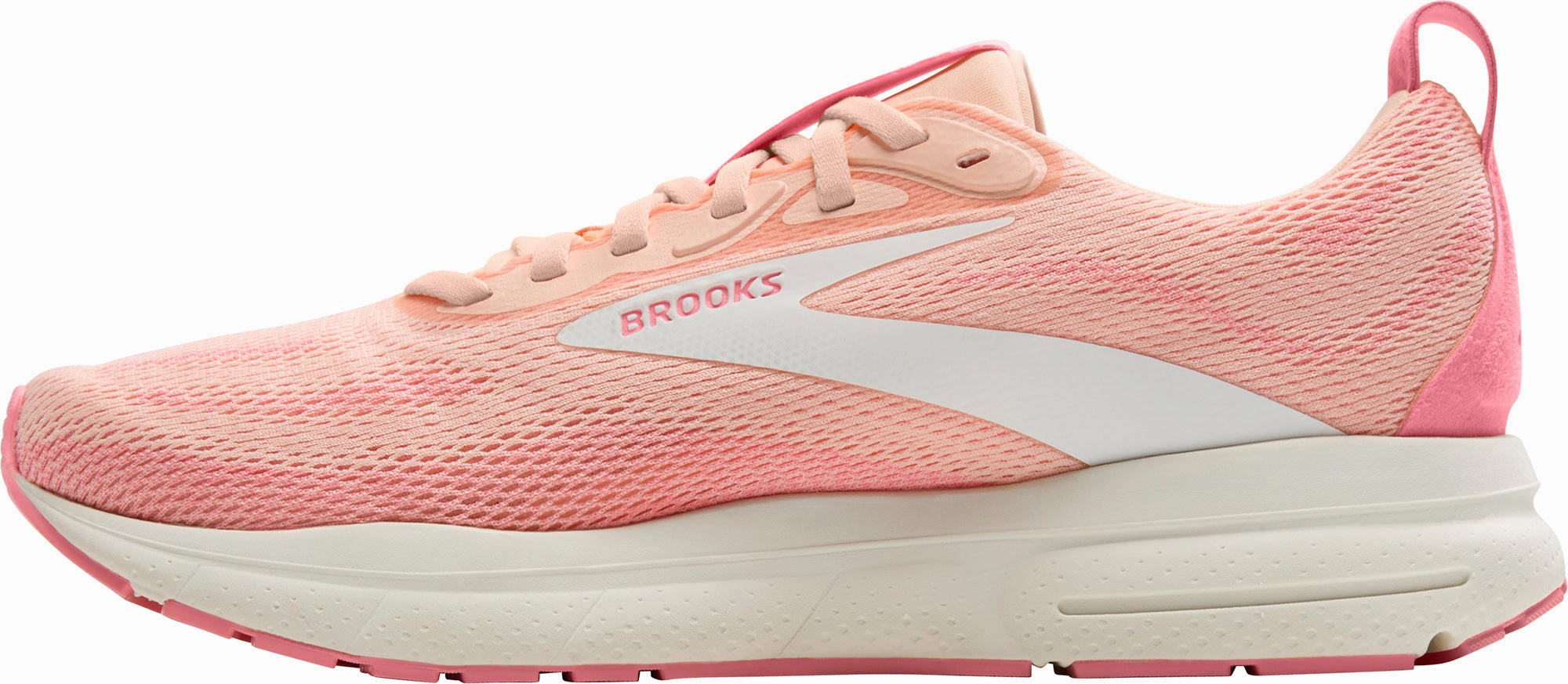 Brooks Trace 4 Womens Running Shoes - Pink Responsive Rebound padded tongue comfort