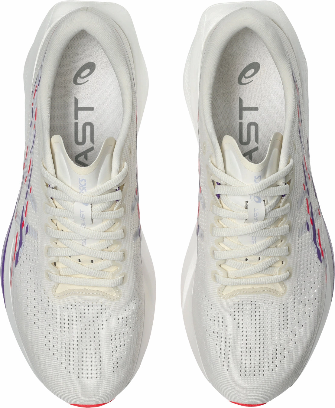 Asics SonicBlast Mens Running Shoes - White thin - sole shoes Trail Walk