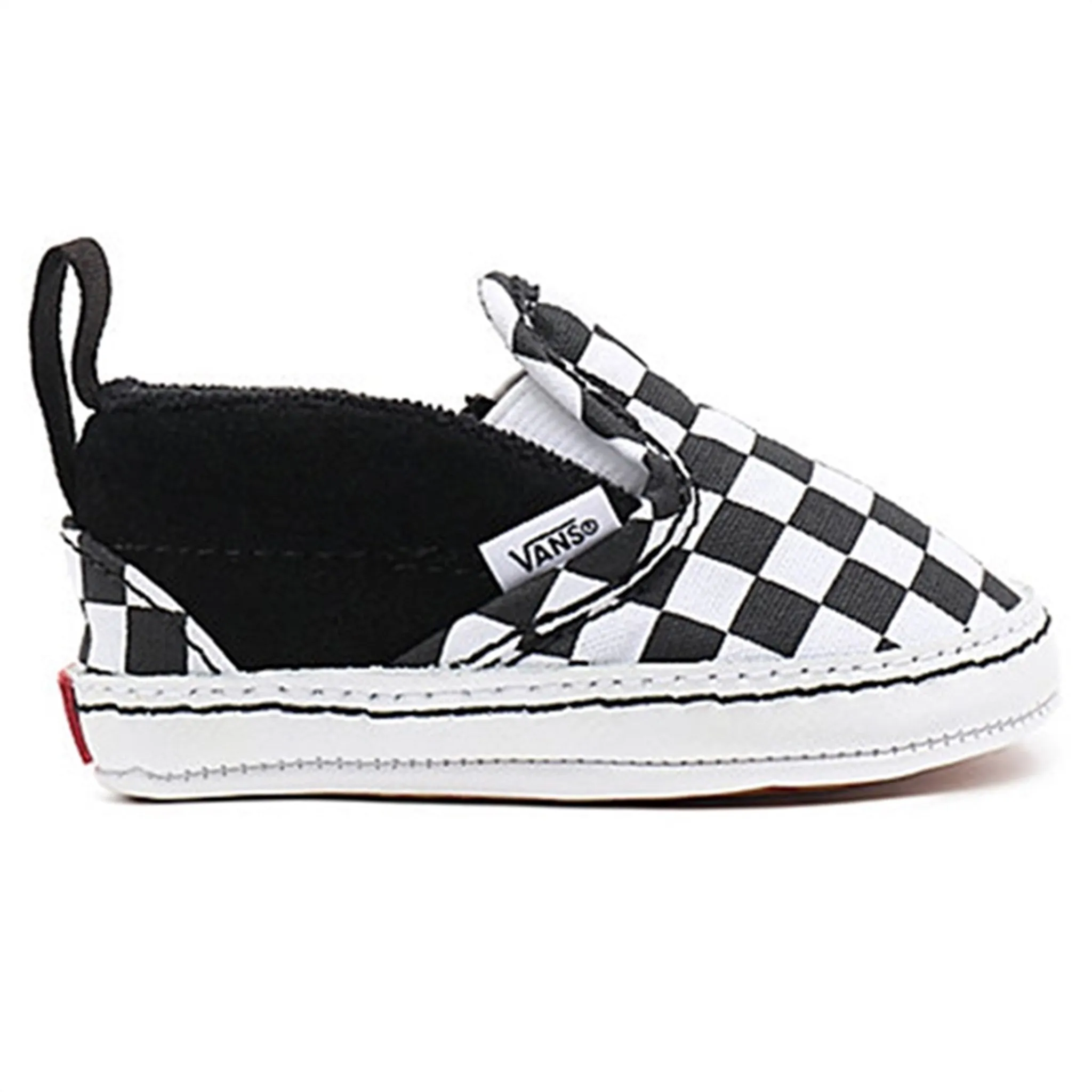 Airy Feel Quick Action VANS IN Slip-On V Crib Sneakers Checker Black/True White