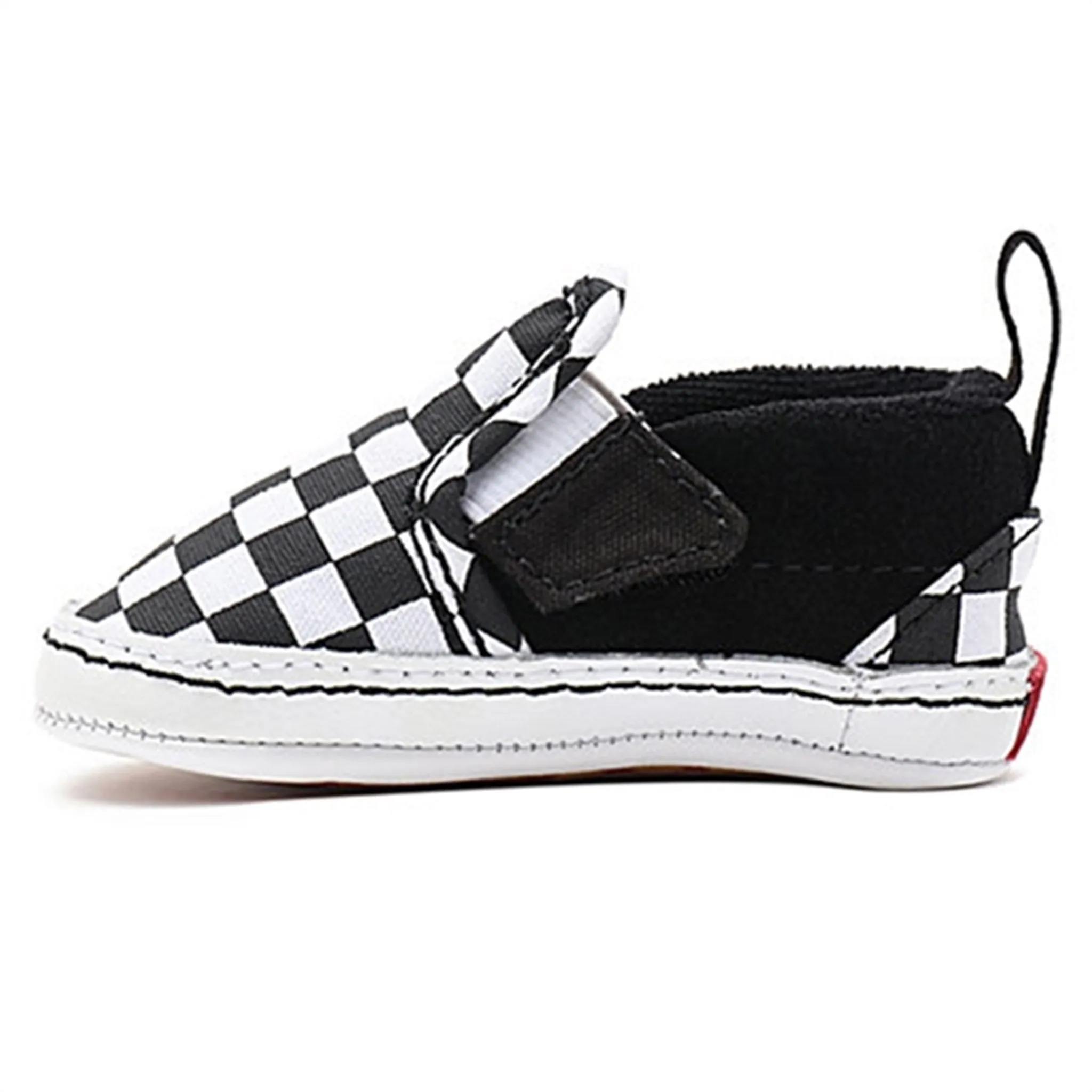 Durable Design Impact-absorbing fit VANS IN Slip-On V Crib Sneakers Checker Black/True White
