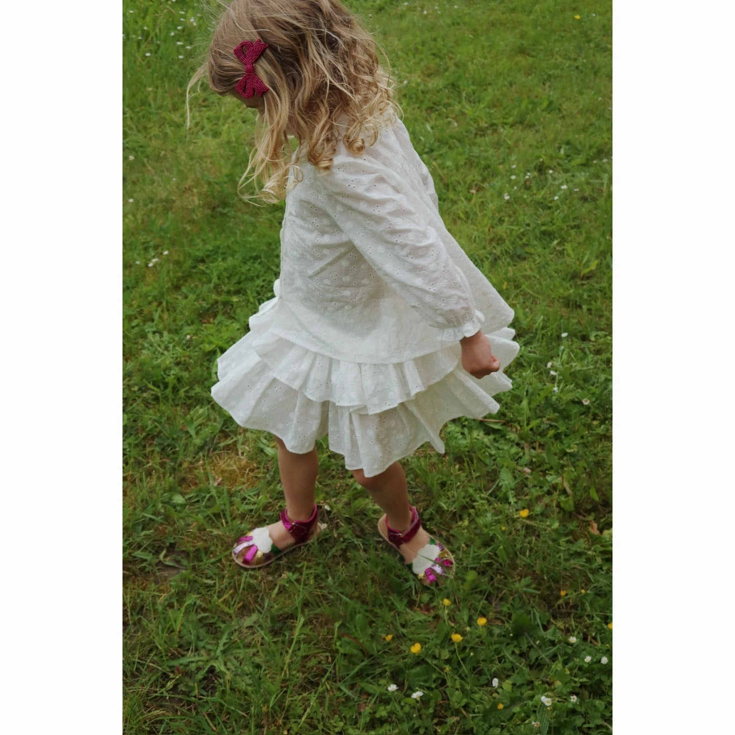 Konges Sl?jd Flamingo Plume Rainbow Sandal Party Pop