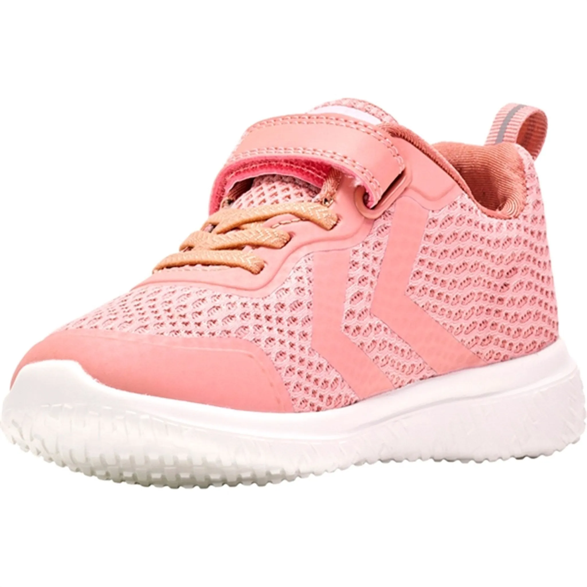 Hummel Actus Recycled JR Sneakers Pink Structured Design Comfort Lining