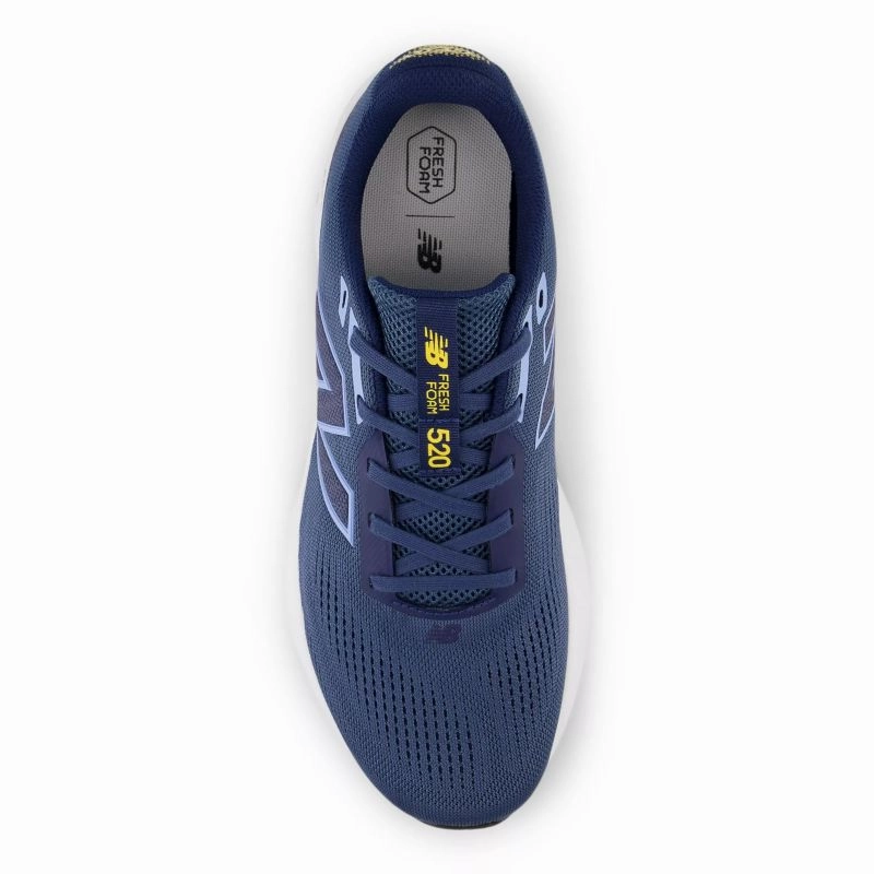 Durable Outsole Grooves cushioned - footbed - material shoes New Balance 520v9 2E WIDE Mens Running Shoes