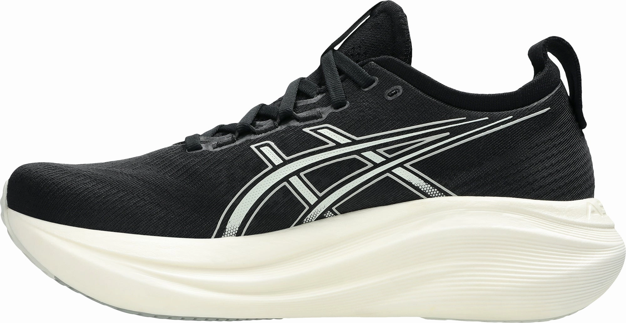 marathoning Asics Gel Nimbus 27 Mens Running Shoes - Black