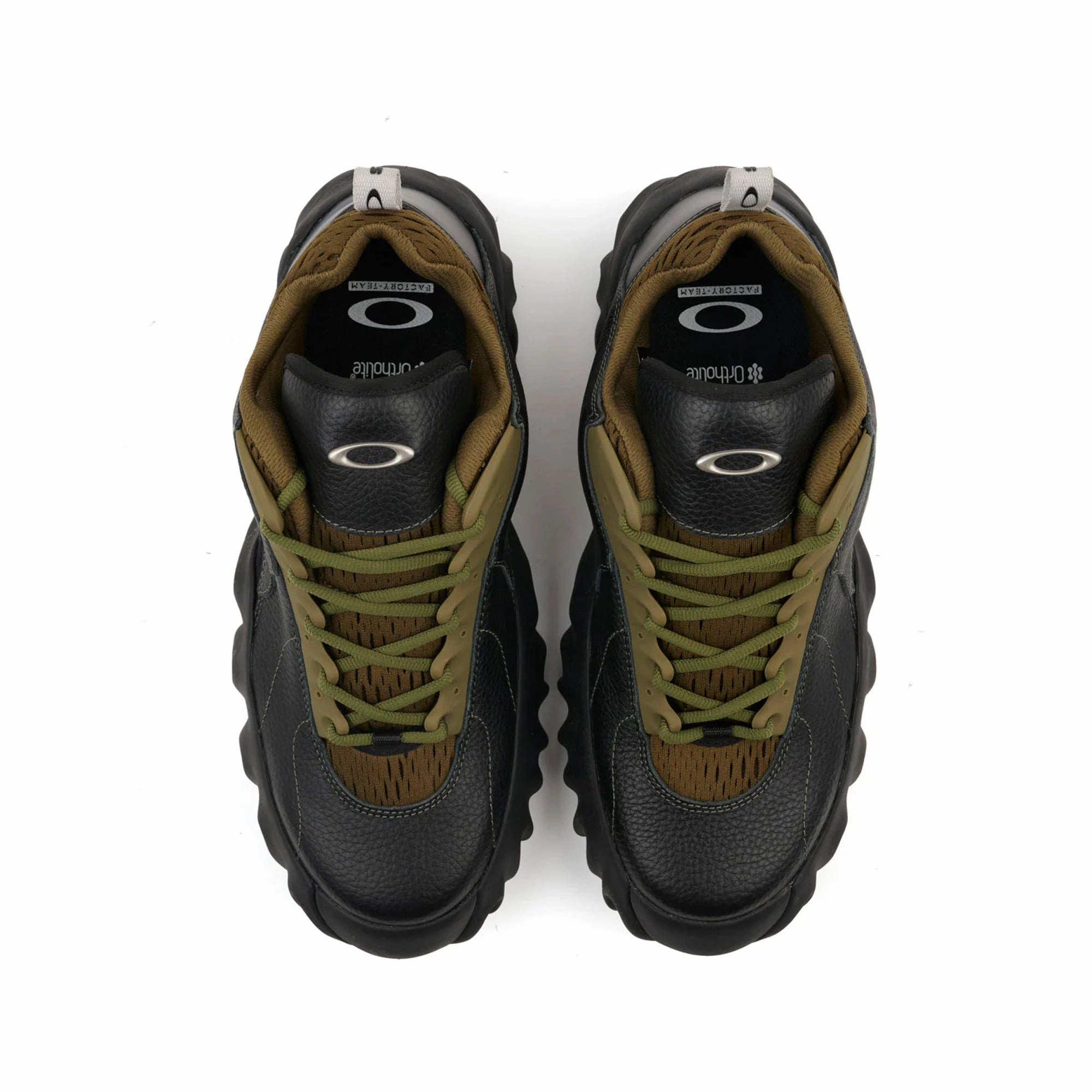 Brain Dead x Oakley Factory Team Mens Full Grain Leather Chop Saw Shoes Multi Panel Upper terrain - specific shoes