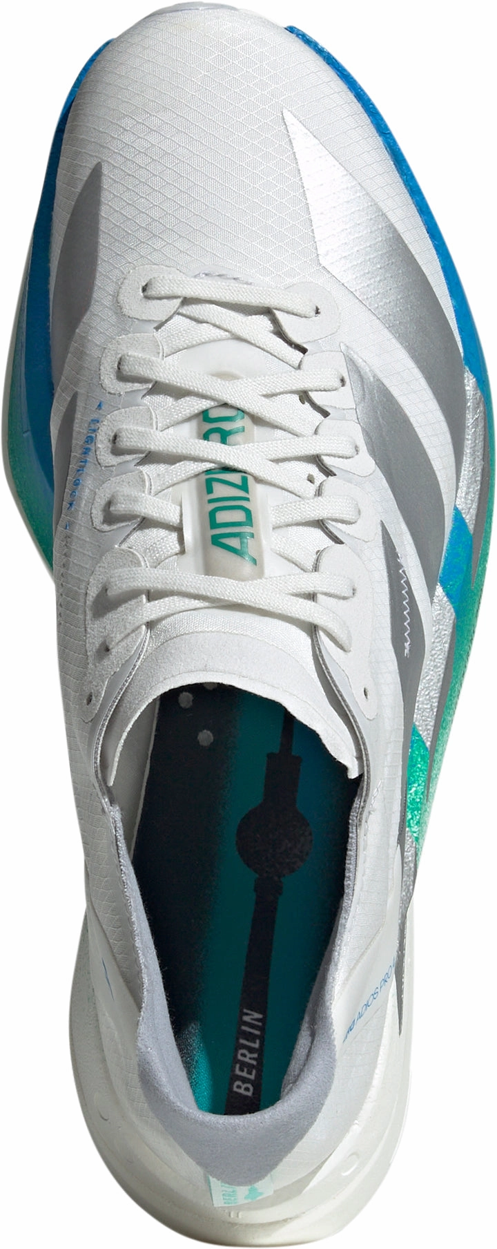 entry - level running shoes Wide - footed adidas Adizero Adios Pro 4 Womens Running Shoes - White