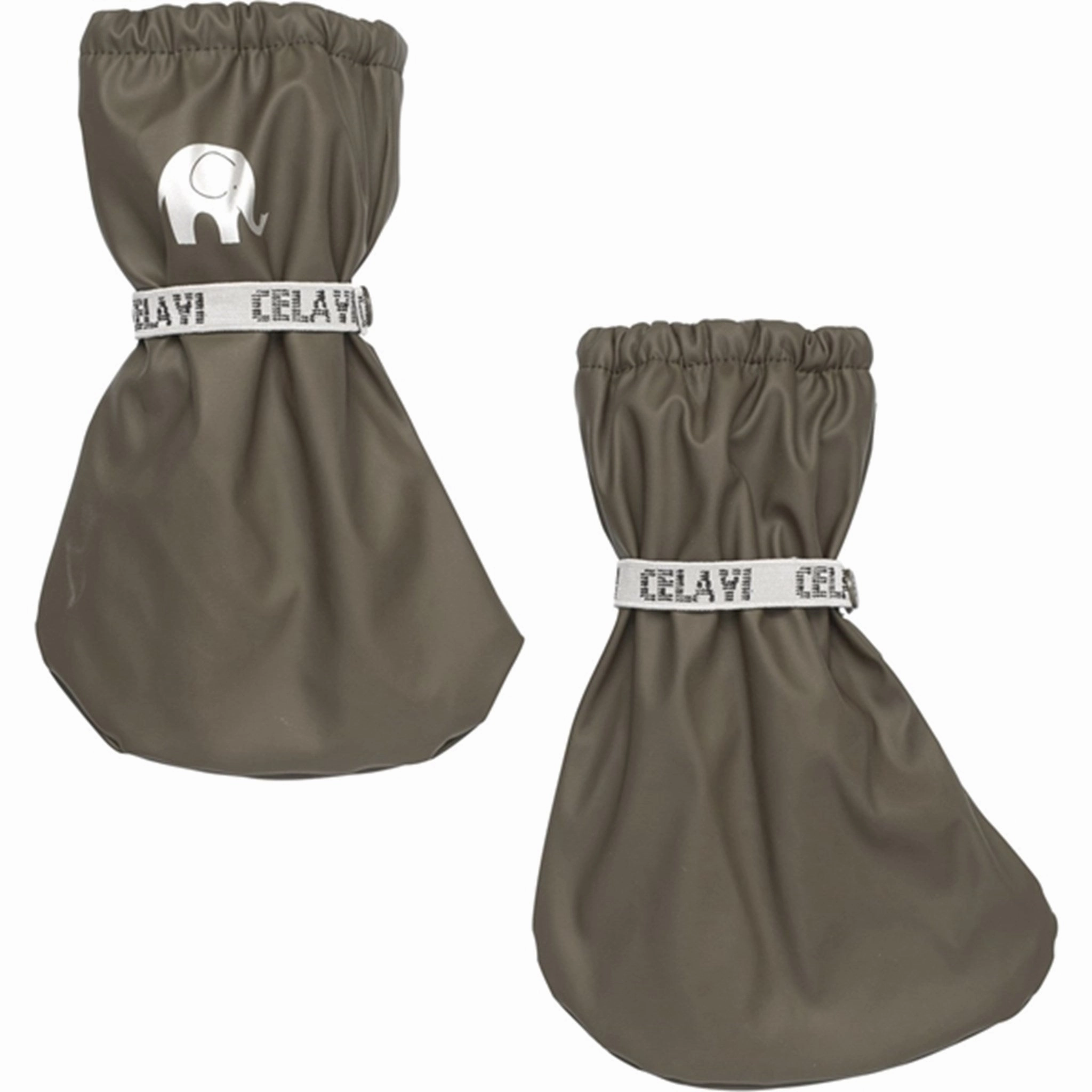 CeLaVi PU Footies w. Fleece Sea Turtle Trendy Slip-ons Square Toe