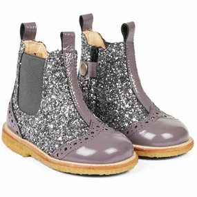 Angulus Starter Chelsea Boots With Zipper Lavender/Dusty Lavender/Elastic Classic Style