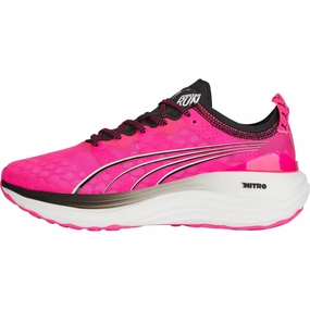 running in international races shoes All Day Comfort Design Puma ForeverRun Nitro Womens Running Shoes - Pink