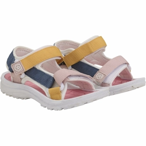 Comfort air Color Kids Coral Blush Colorblock Sandals W. Velcro