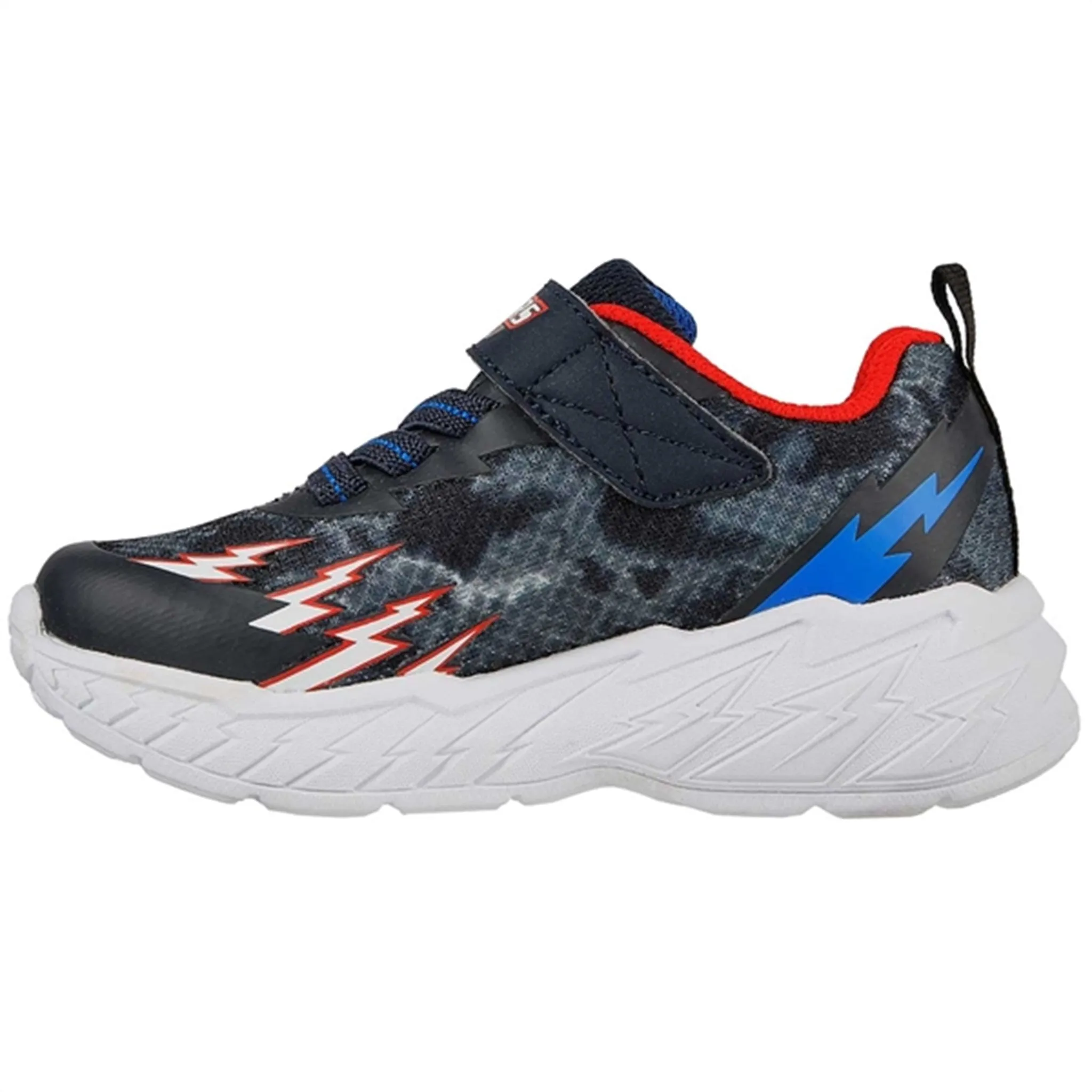Skechers S-Lights Sneakers Light Storm 2.0 Navy/Red Static Dissipative Gym Essential