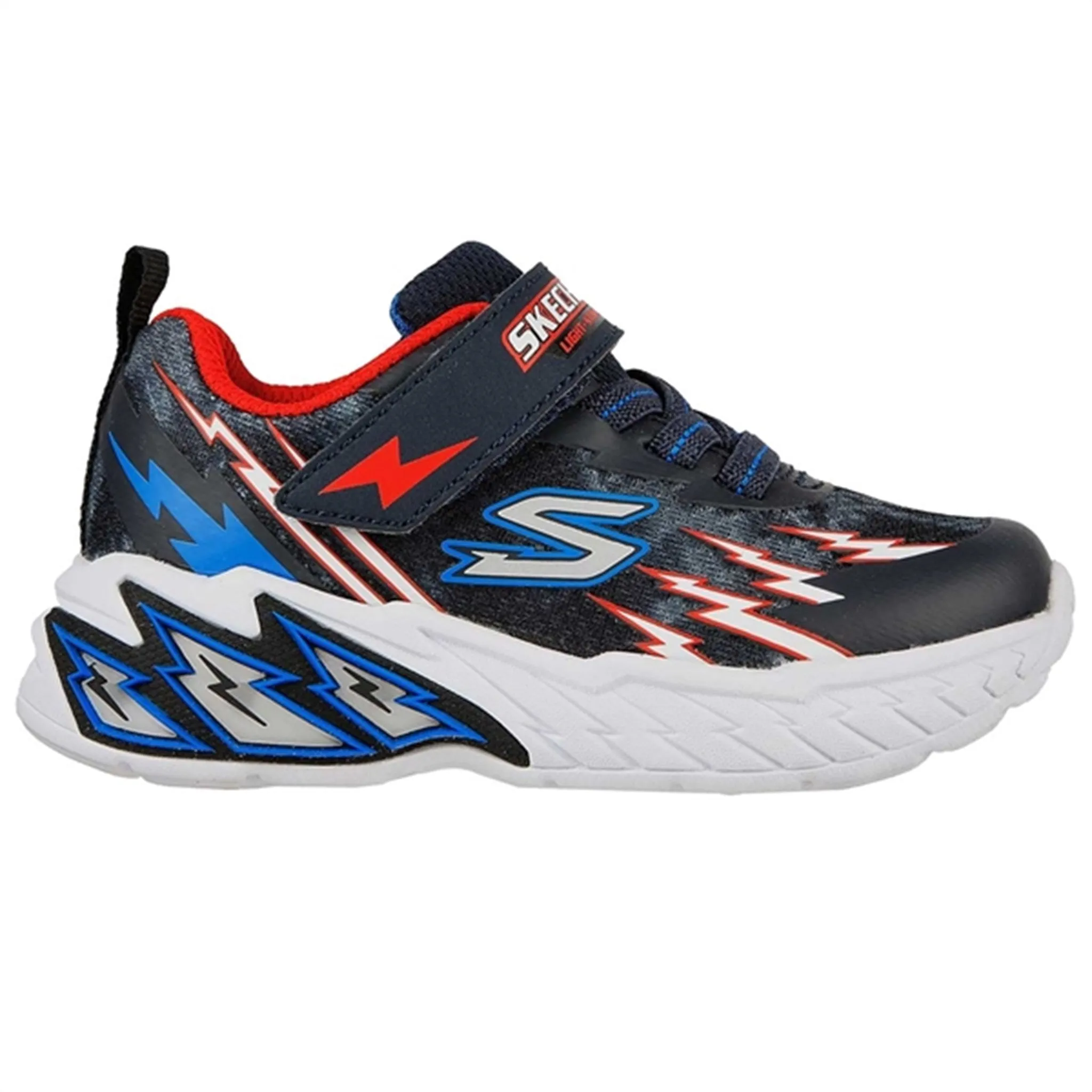 Skechers S-Lights Sneakers Light Storm 2.0 Navy/Red Bold Finish Weekend Comfort
