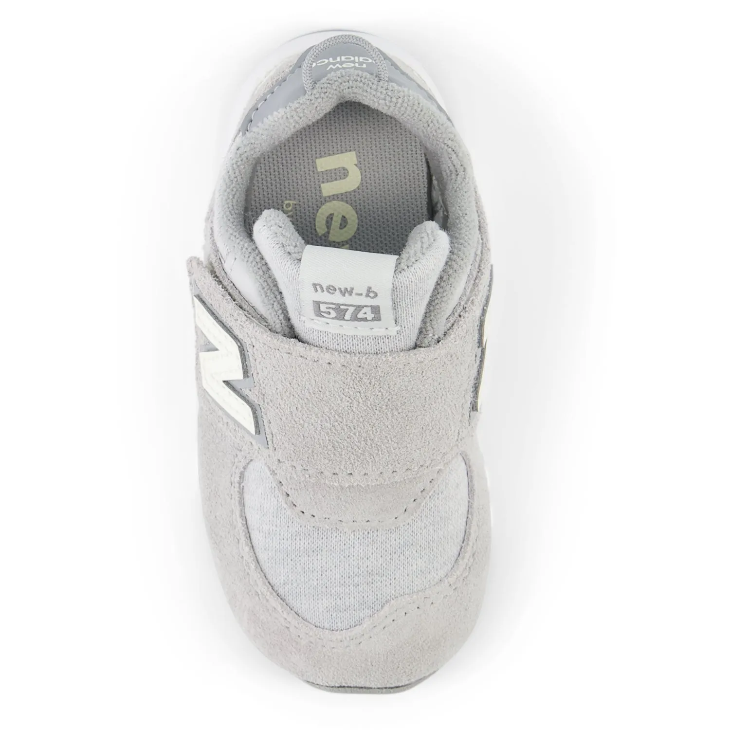 Street Trail New Balance 574 NEW-B Hook & Loop Sneakers Concrete