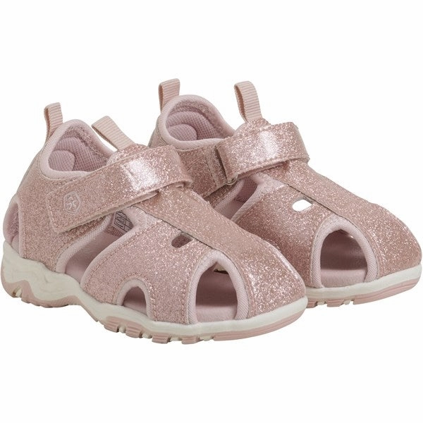 Lightweight Walking Shoes Lounge Mood Color Kids Baby Sandals with Velcro Strap Chalk Pink