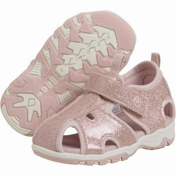 Functional Walking Shoes Color Kids Baby Sandals with Velcro Strap Chalk Pink