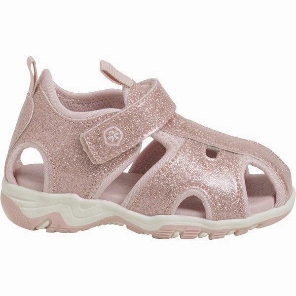 Everyday Walking Shoes Color Kids Baby Sandals with Velcro Strap Chalk Pink