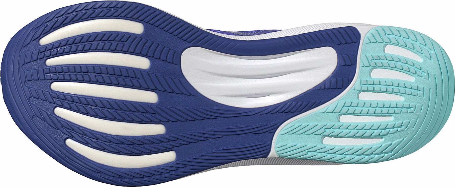 High density foam straight - last shoes adidas Supernova Stride Womens Running Shoes - Blue