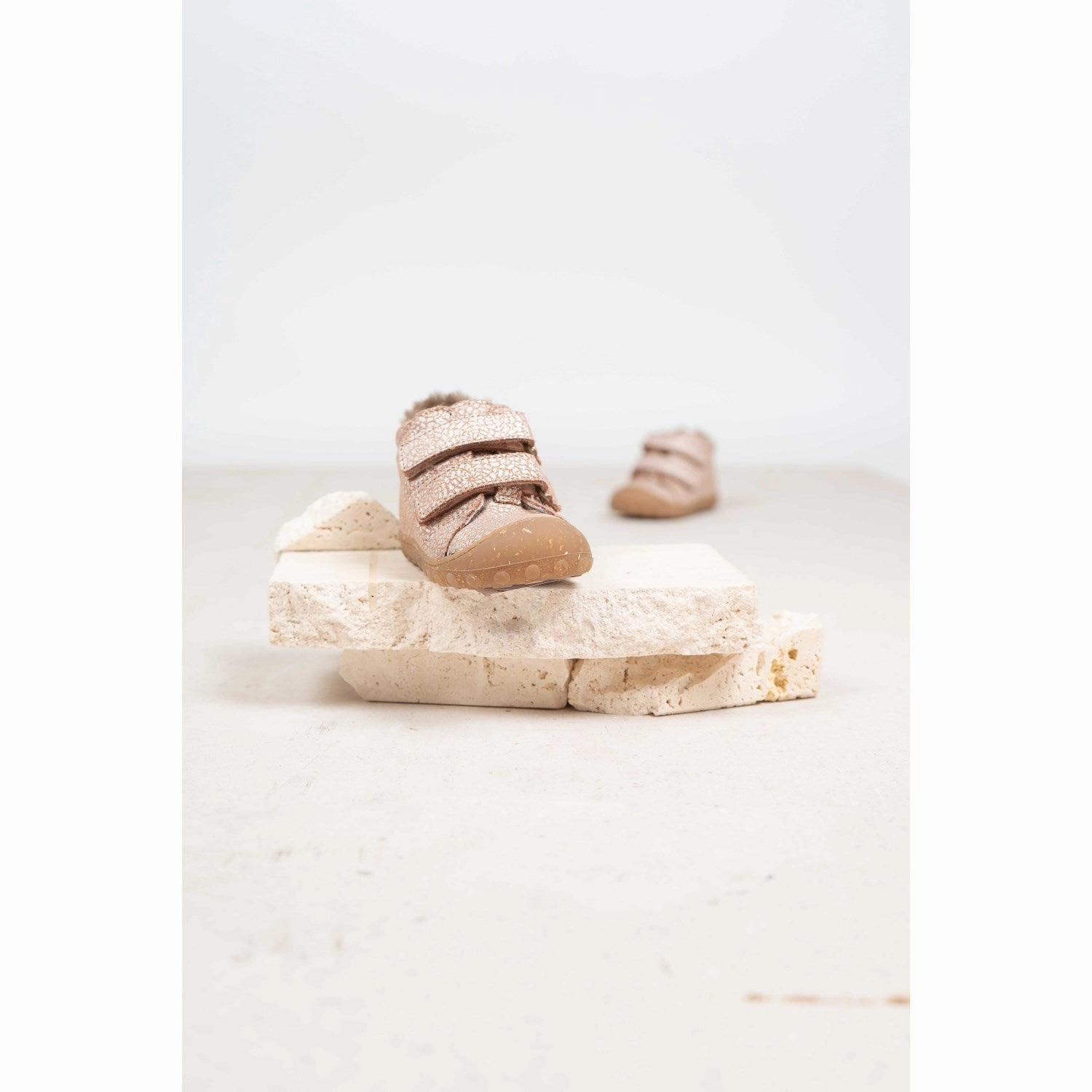 Vegan Leather Upper Bisgaard Rose Glitter Barefoot Hale V Lamb