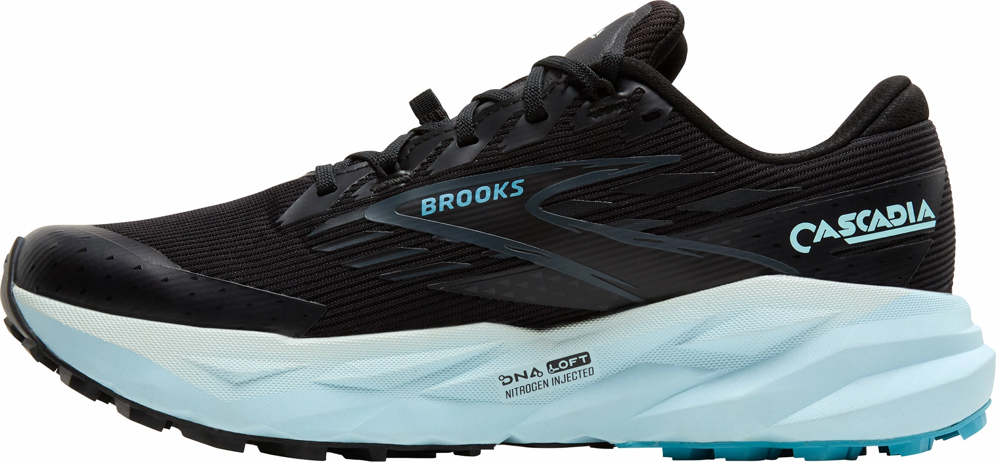 road - friendly jogging accessory Brooks Cascadia 19 GORE-TEX Womens Trail Running Shoes - Black