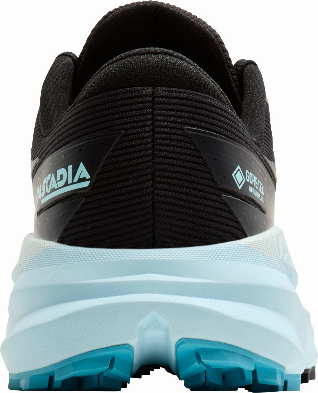 rigid upper shoes Stability Heel Counter Brooks Cascadia 19 GORE-TEX Womens Trail Running Shoes - Black