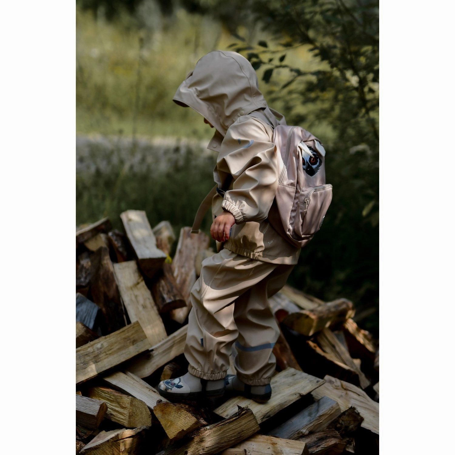 Mikk-Line Doeskin Lemur 3D Wellies Rough Path