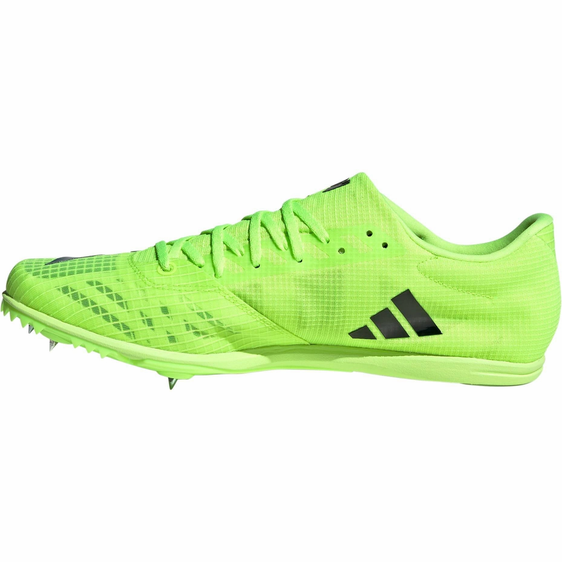 ground grip Quick Movement adidas Distancestar Running Spikes - Green