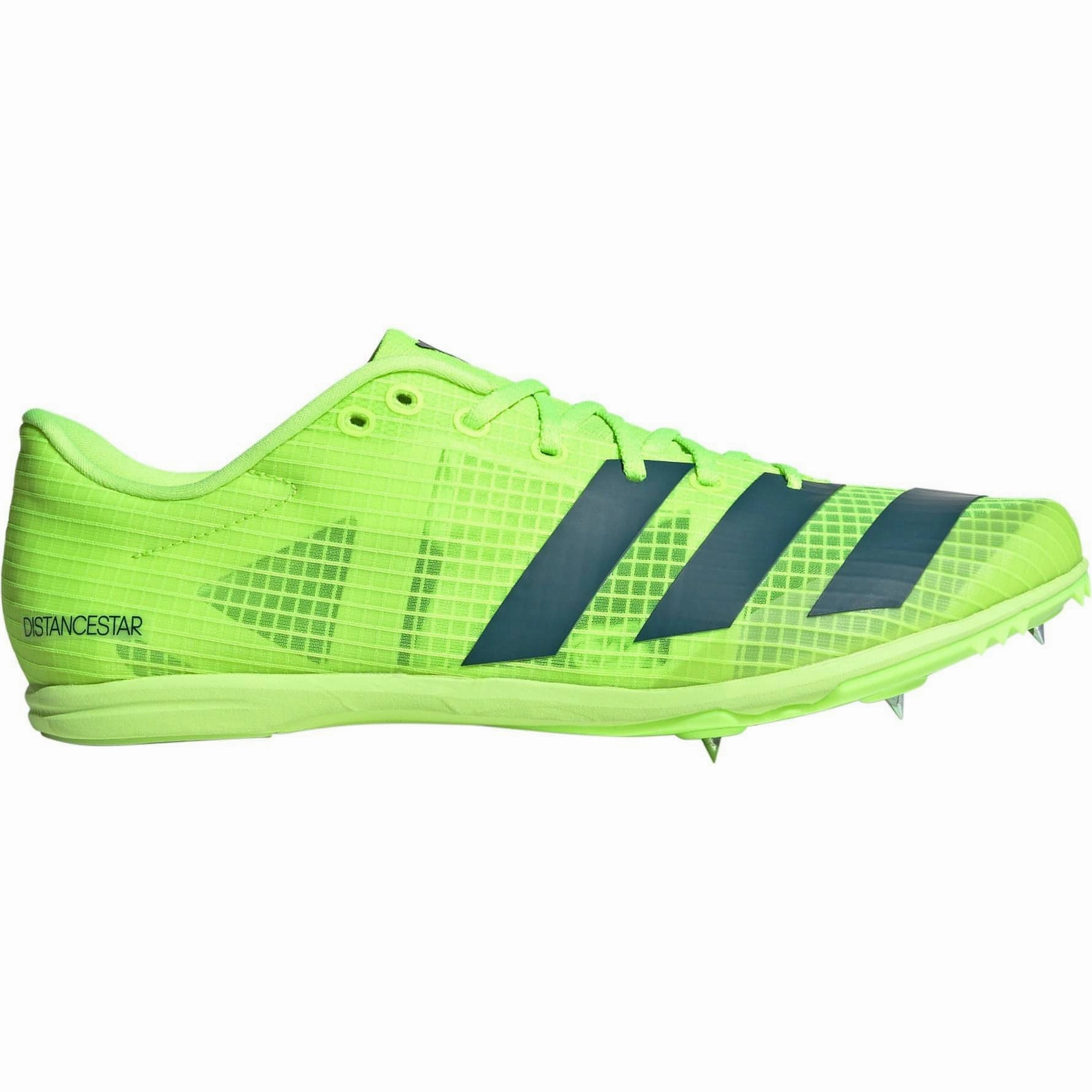 adidas Distancestar Running Spikes - Green Stable Wrap Dynamic Grip